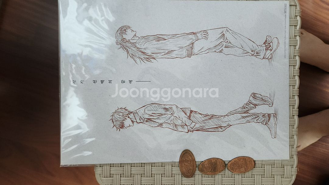 주술회전 고죠사토루 이타도리 아크릴스탠드+특전 포스터--0