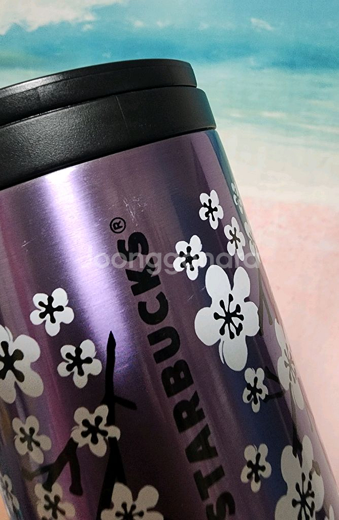 스타벅스 2017 퍼플 체리블라썸 트로이 텀블러 (아태--4