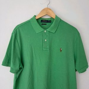 폴로랄프로렌 피마코튼 그린 반팔카라티(105-슬림110