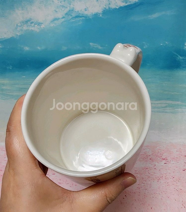 스타벅스 코리아 스크립트 화이트머그 (중고)--4