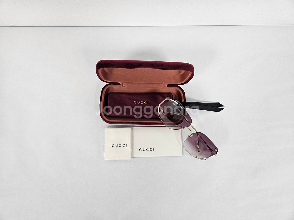 [새상품/정품]구찌 명품 무테 여자 선글라스--0