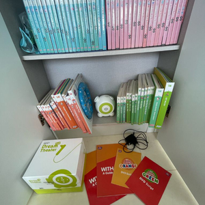 튼튼영어 베이비 리그 그린 오렌지 cd dvd 빔