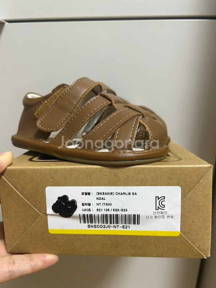 skeanie 갈색샌달 135 (새상품컨디션)--3