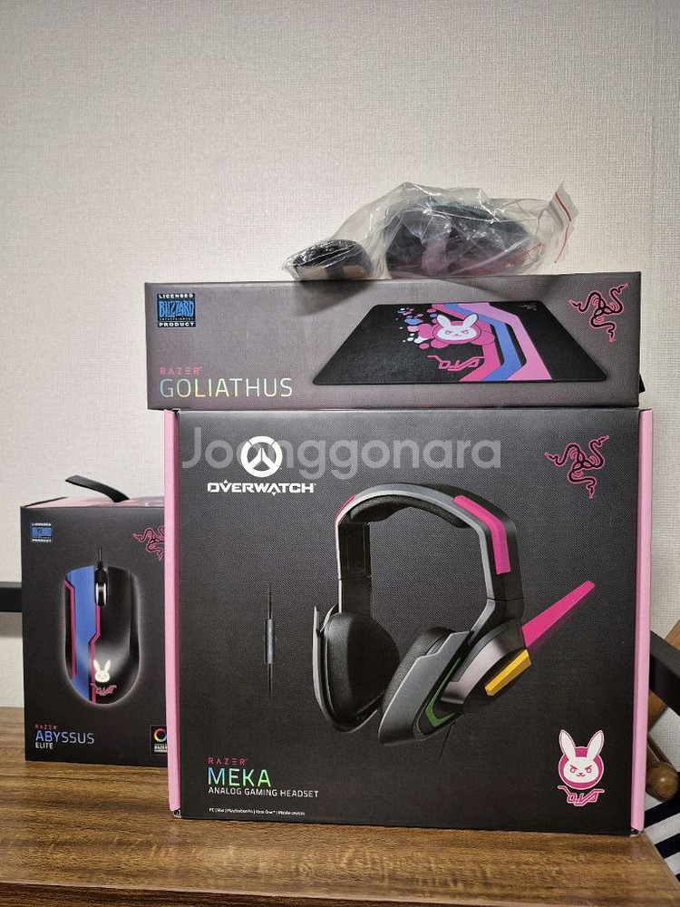 RAZER 오버워치 D.va 시리즈 일괄판매--0