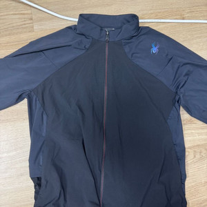 스파이더 쿨 런닝 트랙탑 블랙 XL