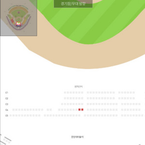 6월12일 기아 삼성 챔피언석 연석