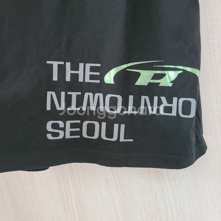 본투윈 오버핏 반팔 버뮤다 팬츠--5