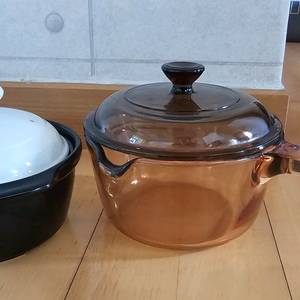 카릭스 내열 냄비 뚝배기 + 비전 유리냄비