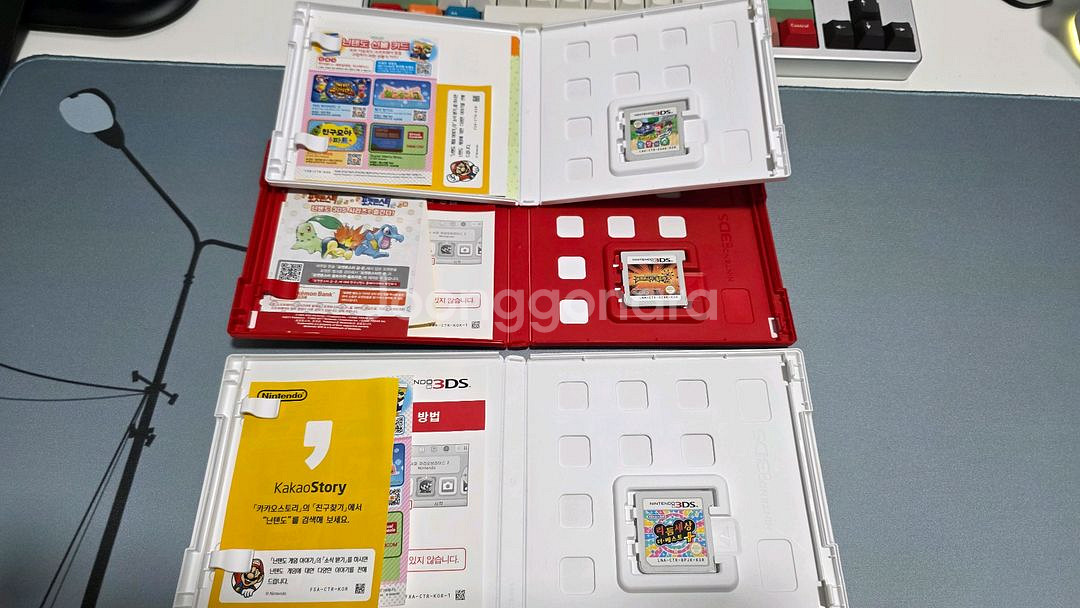 닌텐도 2DS XL +포켓몬 울썬+동숲+리듬세상 판매--9