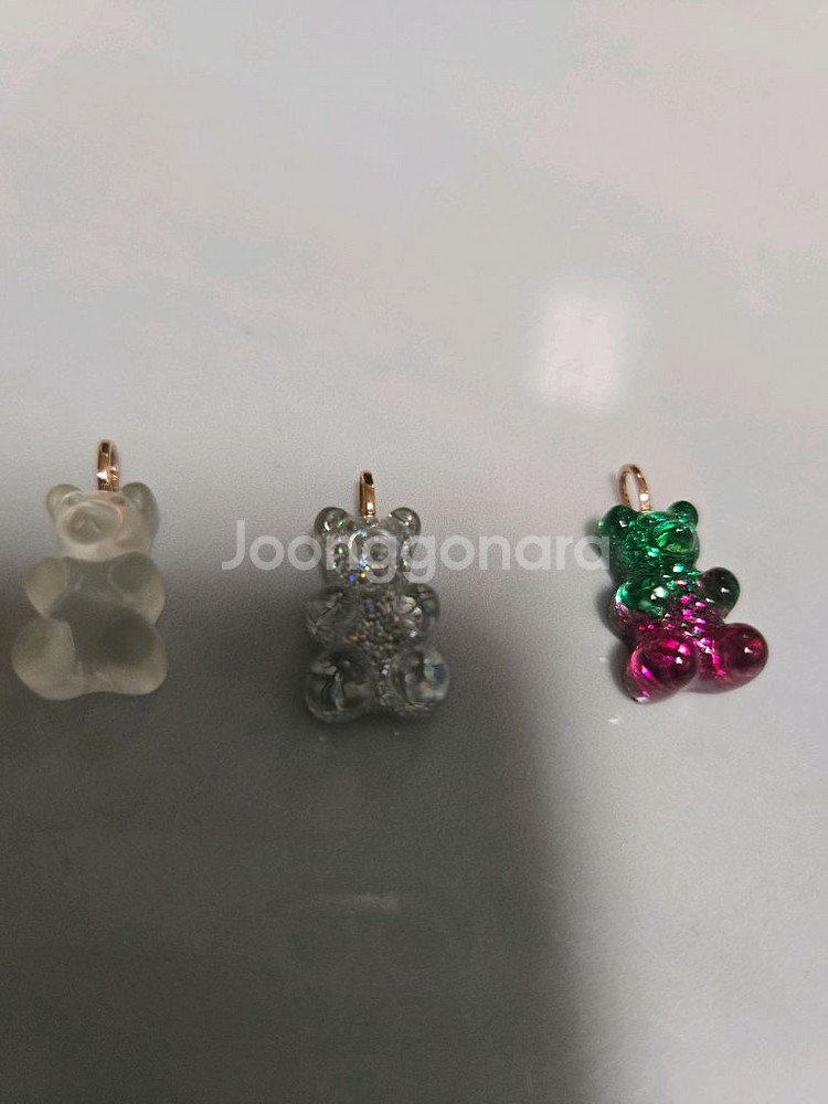 14k 고리 곰돌이 팬턴트--0