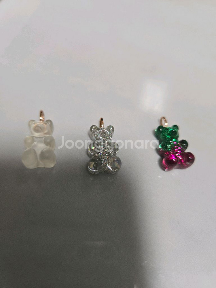 14k 고리 곰돌이 팬턴트--1