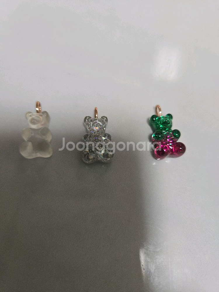 14k 고리 곰돌이 팬턴트--2