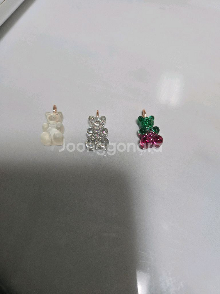 14k 고리 곰돌이 팬턴트--6
