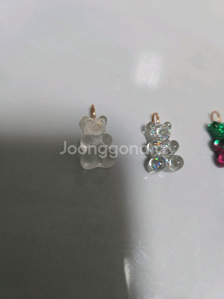 14k 고리 곰돌이 팬턴트--5