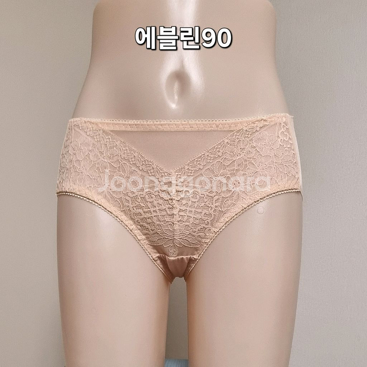 에블린 레이스 팬티 90 5장 일괄--0