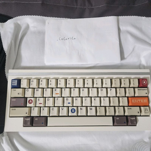 Love60 베이지&실버 hhkb 커스텀키보드