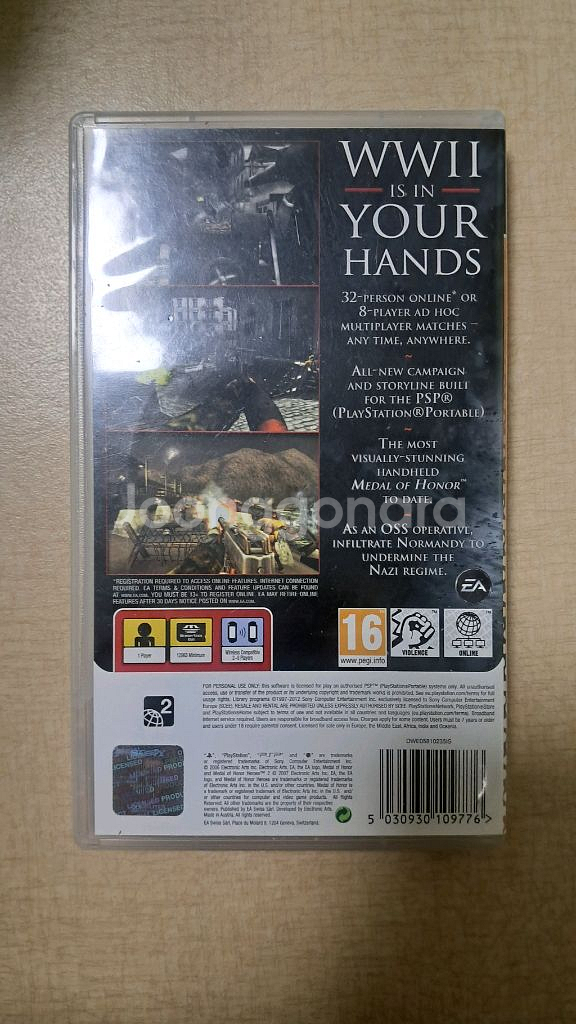 메달오브아너.psp..히어로즈2.북미판.s급.--1