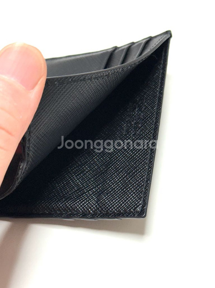 (정품A급)프라다 사피아노 삼각로고 카드지갑--5