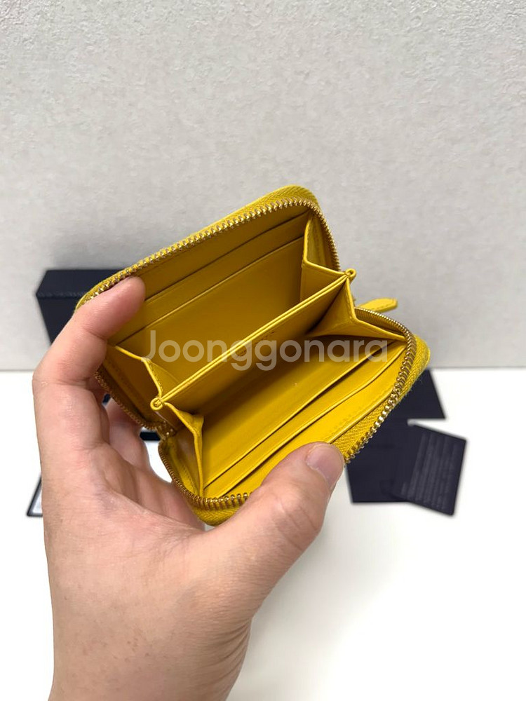 (풀구성)프라다 비텔로무브 메탈로고 지퍼 카드지갑--6