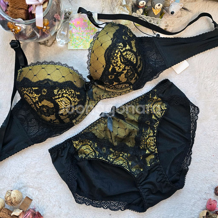 브라팬티세트 75B 3세트 묶음 판매 여성속옷세트--1