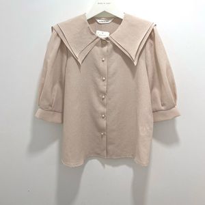 (반값택배무배)새상품/브루앤쥬디 세일러 카라 블라우스