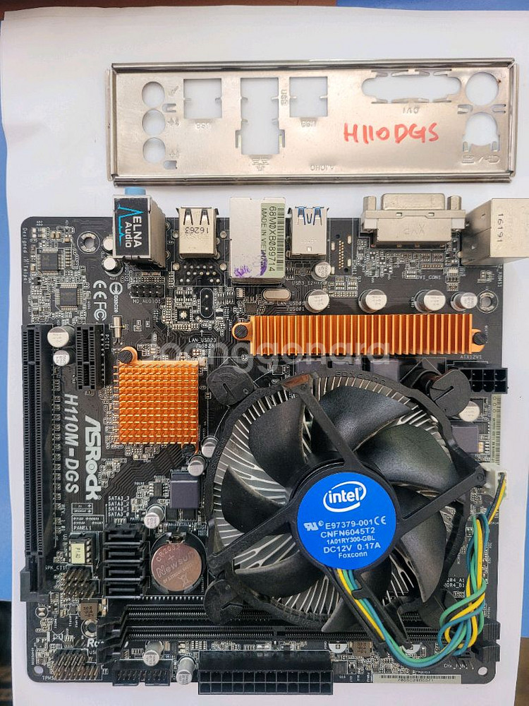 h110m 메인보드+ i5 6500 cpu--0