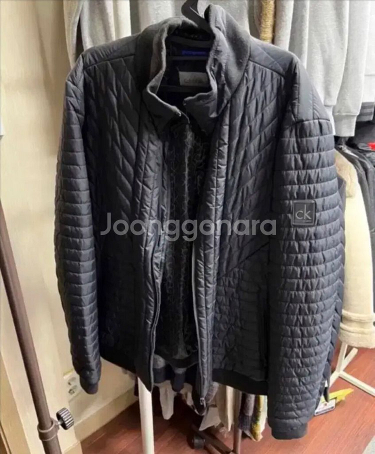 CK 캘빈클라인 남성 깔깔이형 패딩 점퍼 사이즈XL--0