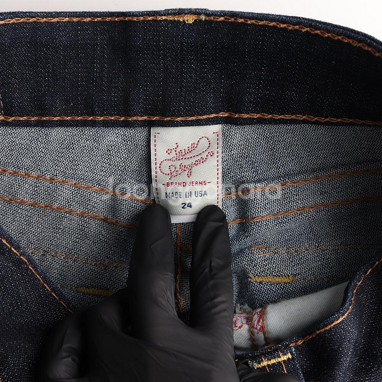 [XS]트루릴리전 W24 진청 생지 플레어진 부츠컷 데--5