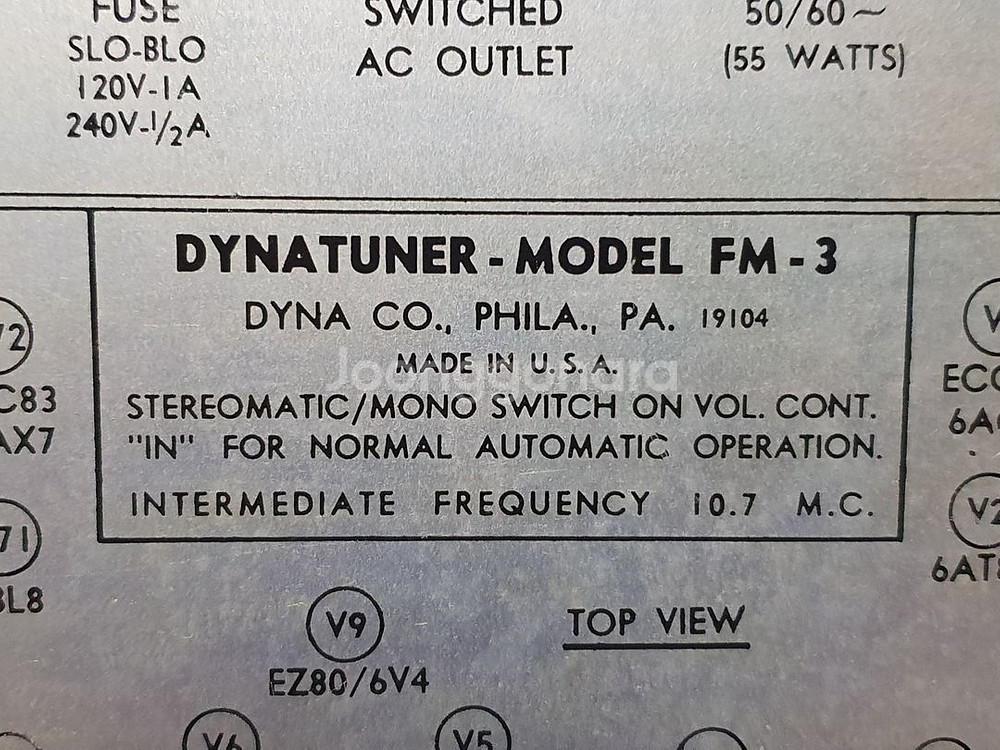 다이나코 DYNACO FM-3 진공관 튜너--8