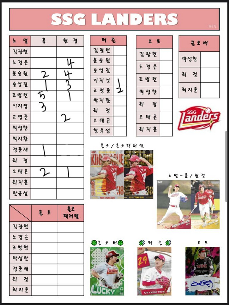 Kbo카드 판매합니다--4