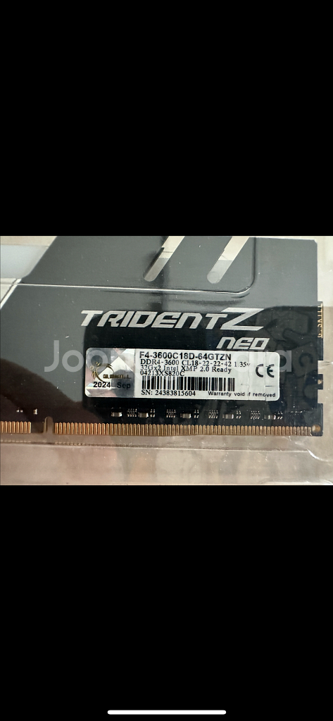지스킬 64g 3600 cl18 팝니다--2