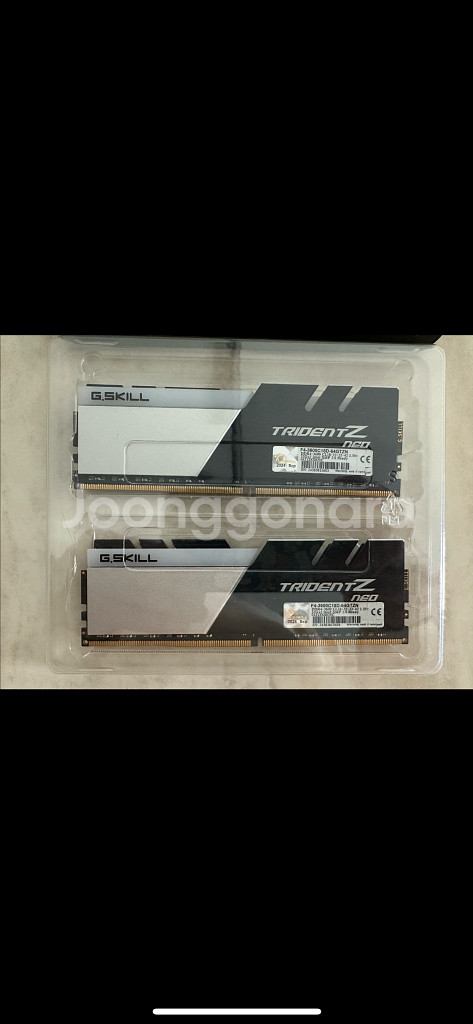 지스킬 64g 3600 cl18 팝니다--1