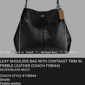 코치 렉시 숄더백