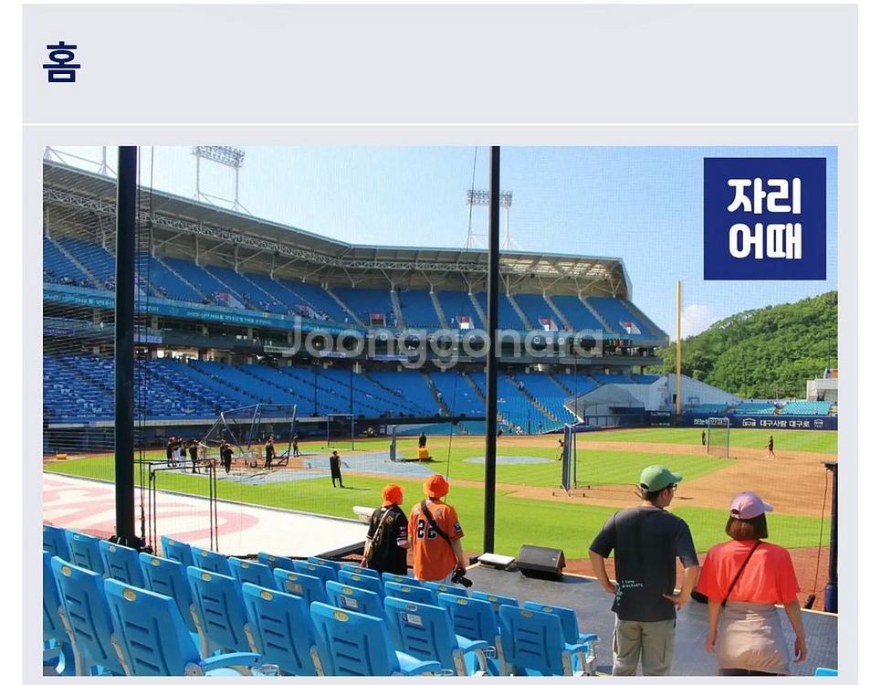 6/19 (목) 삼성 vs 두산 원정응원석 1-3구역--0