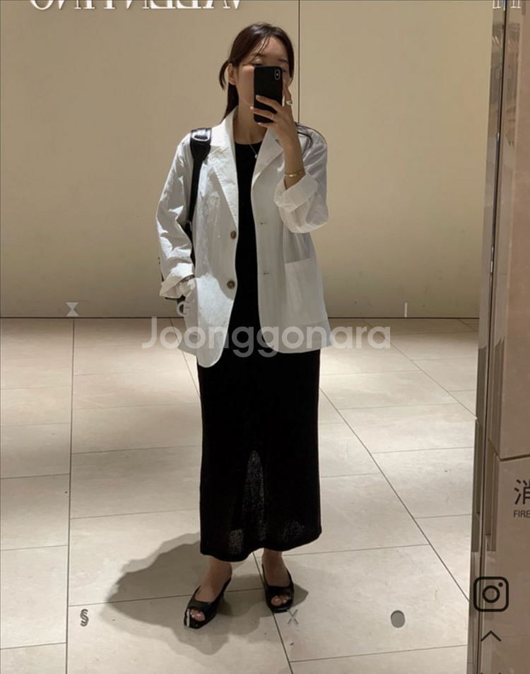 젬마월드 윈드자켓 여름자켓 하객룩 바스락자켓 카라자켓--0