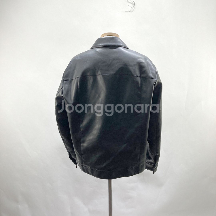 탑텐 2023 남성 비건 레더자켓 인조가죽 XL 영구제--1