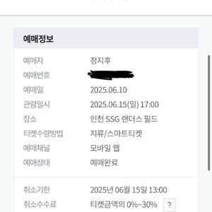 6월15일 SSG 롯데