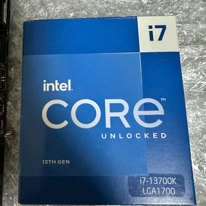 인텔 정품 CPU 13700K