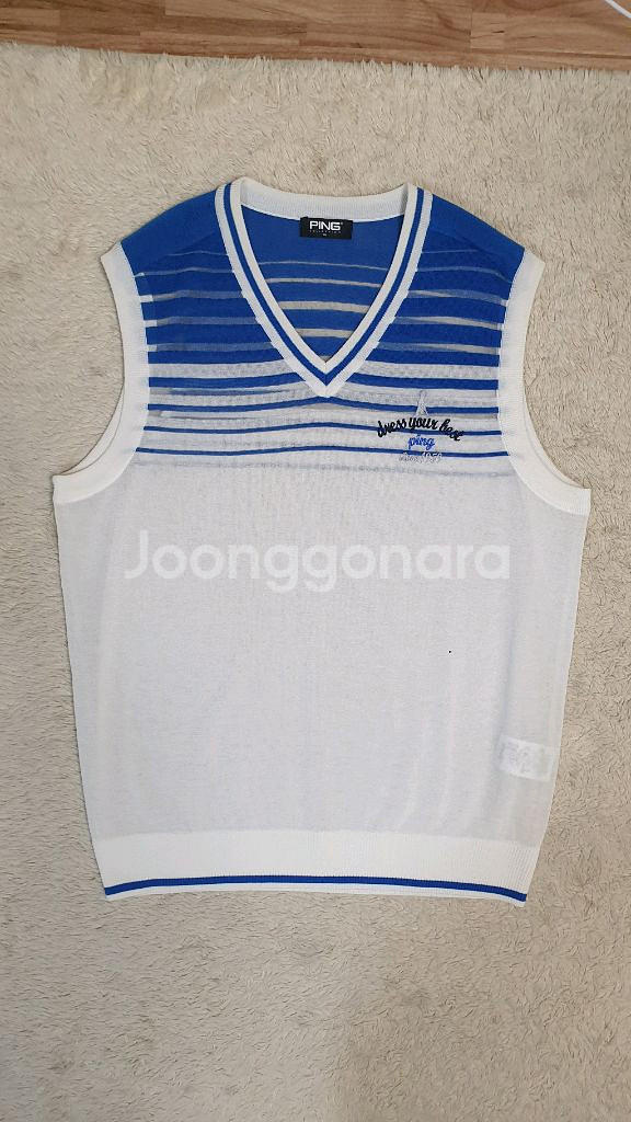 [남성100] 정품 핑 ping 골프 여름조끼 완전새것--0