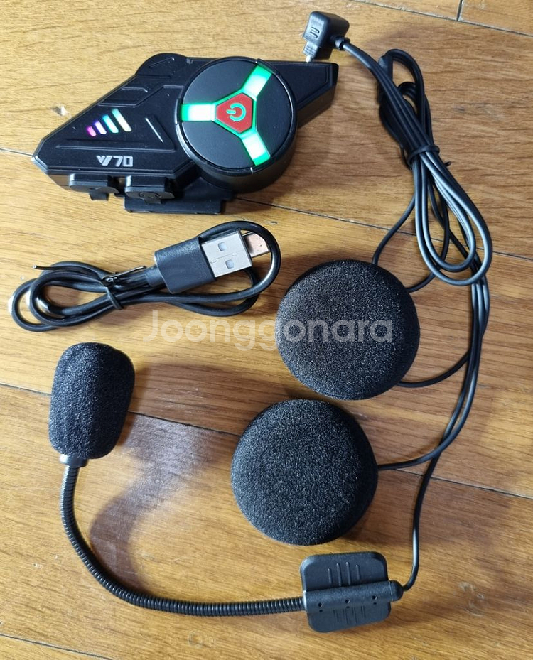 (폐업정리) (풀페이스 오토바이 헬멧+블루투스)--4