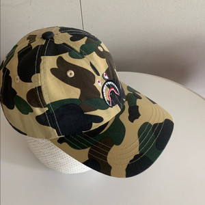 18 FW 베이프 BAPE 녹계 그린 블랙 카모 볼캡