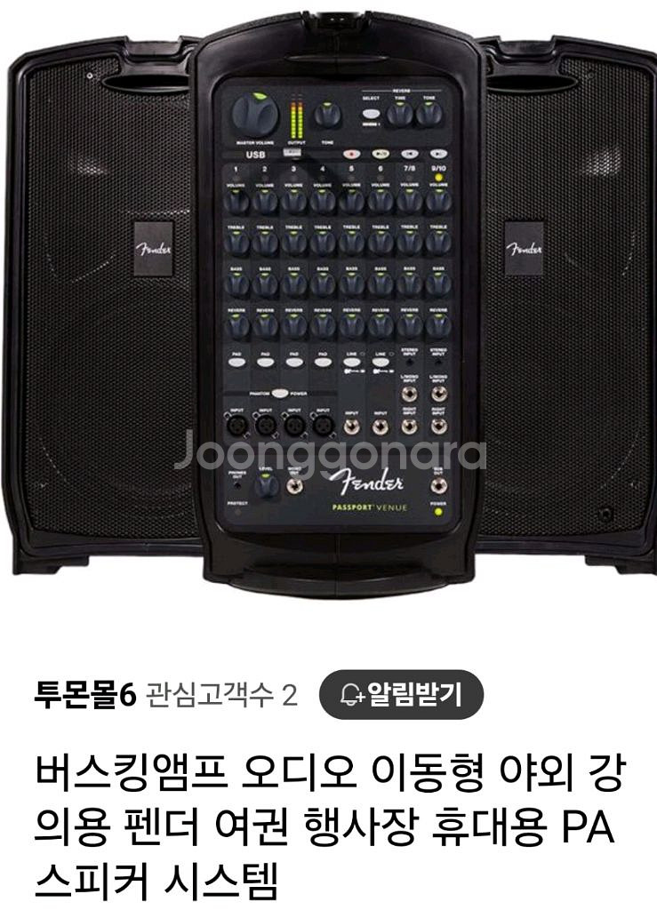 펜더 버스킹 앰프 패스포드 베누--0
