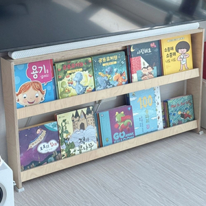 꼬메모이 전면책장 1200