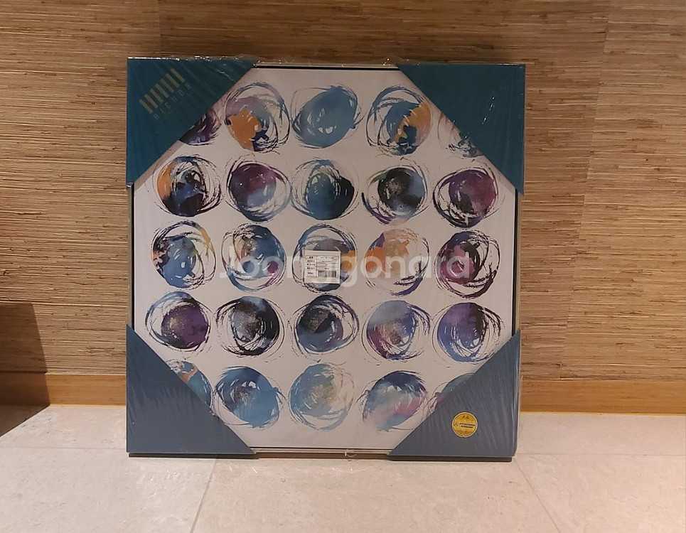 캔버스 아트 액자 써클(블루)(새상품)--0