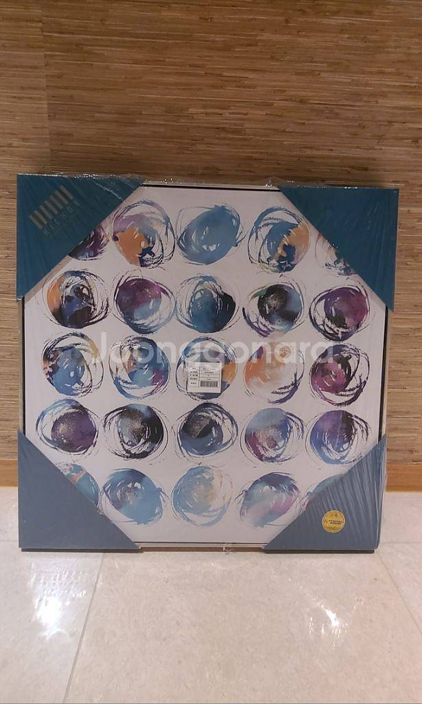 캔버스 아트 액자 써클(블루)(새상품)--4