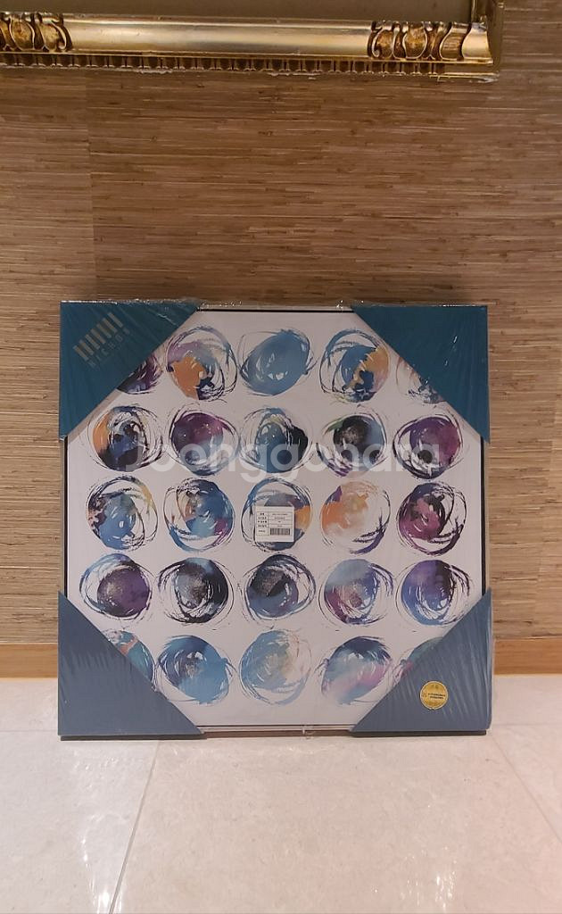 캔버스 아트 액자 써클(블루)(새상품)--6