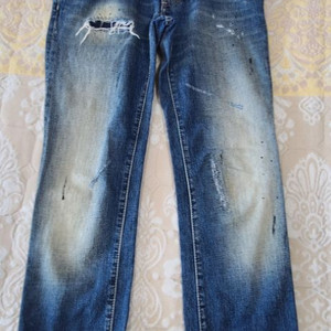 디스퀘어드2 7부 데님바지