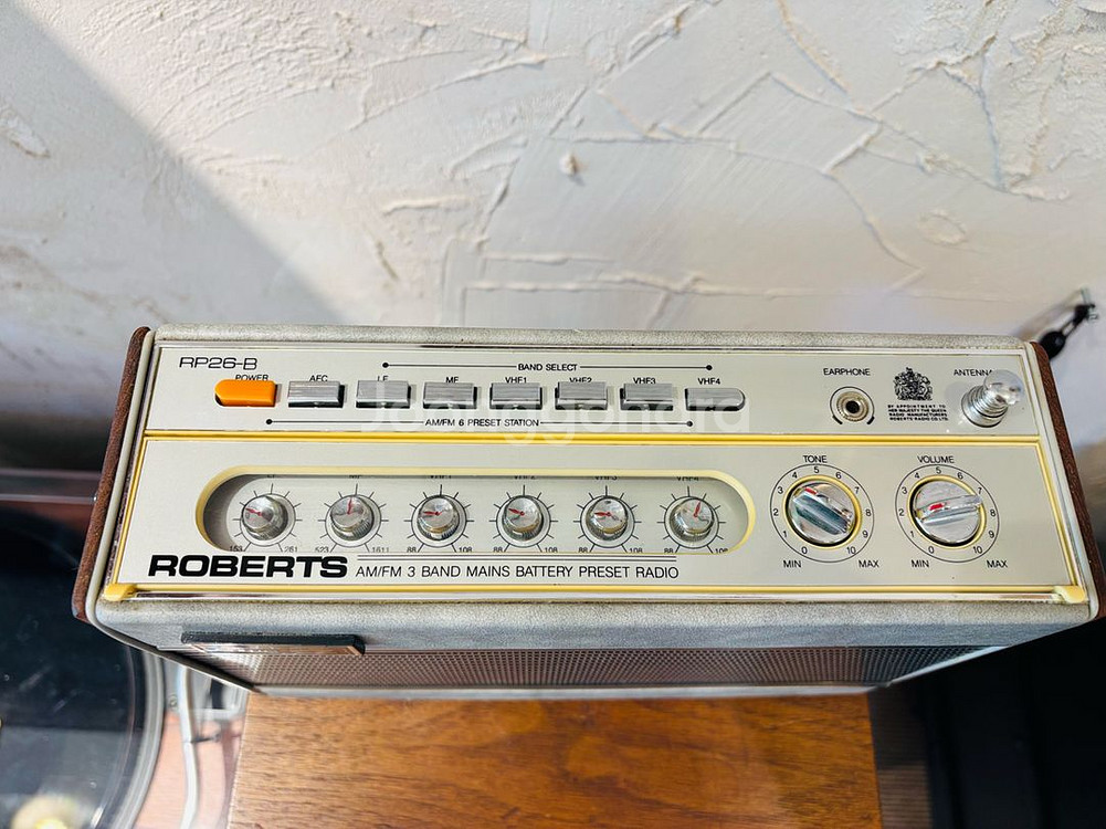 영국 로버츠라디오 RP-26B 빈티지 라디오 블랙--1