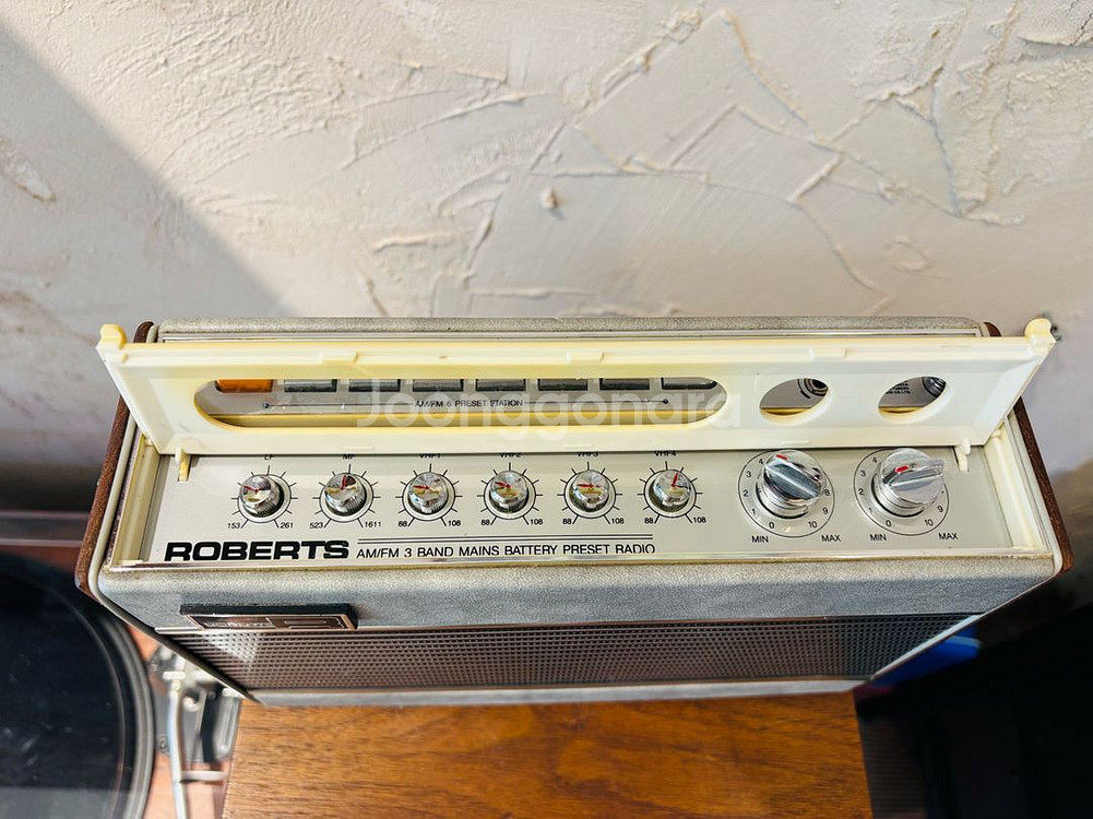 영국 로버츠라디오 RP-26B 빈티지 라디오 블랙--2