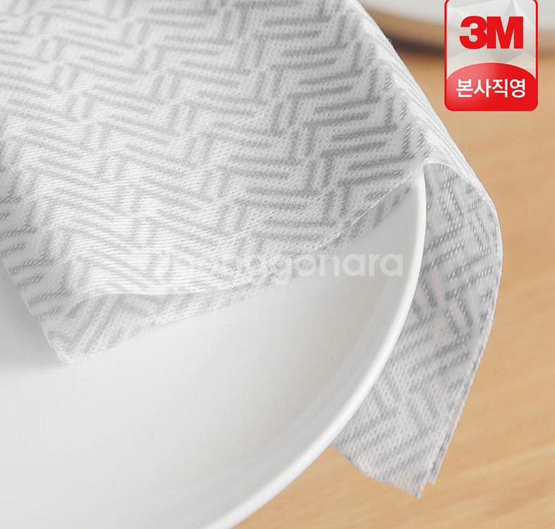 3M 스카치브라이트 빨아쓰는 다용도 행주 40매*2롤--1